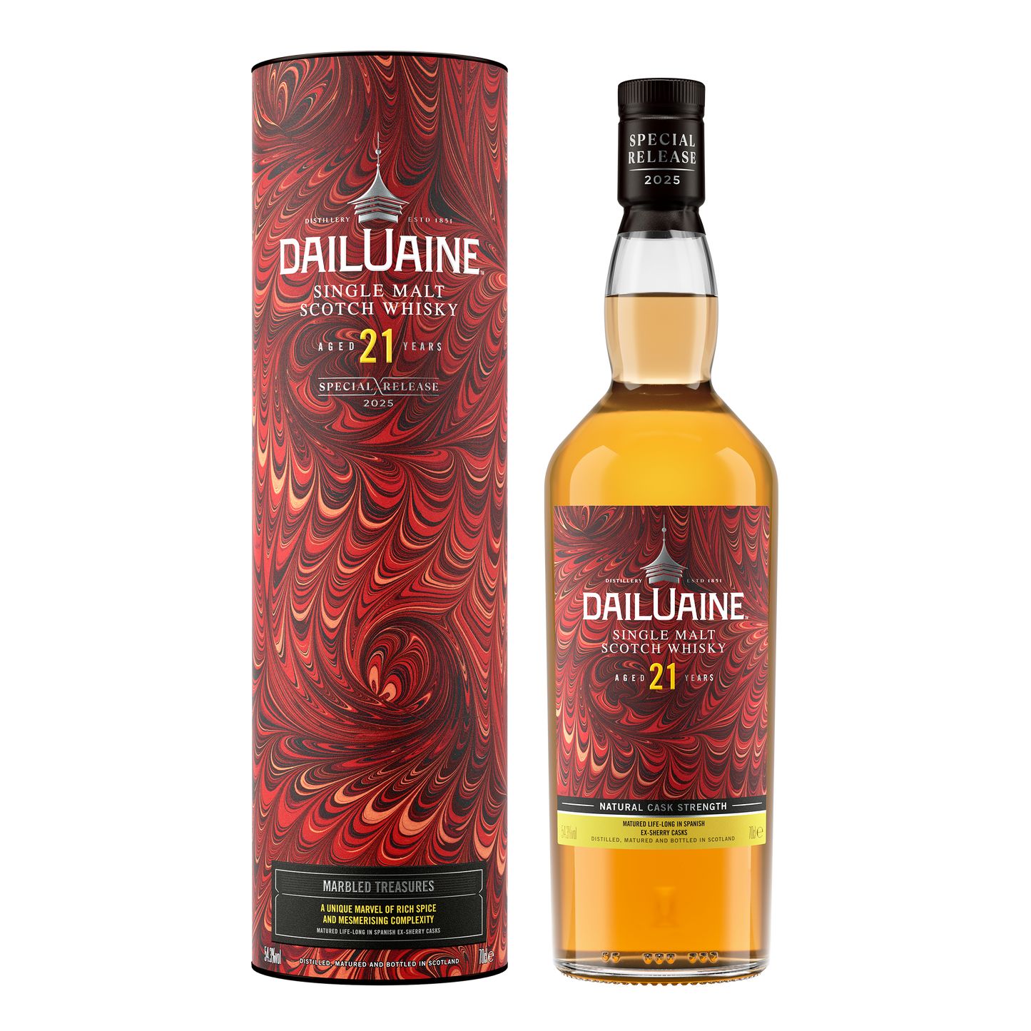 Dailuaine Special Releases 2025 - 21 YO MARBLED TREASURES