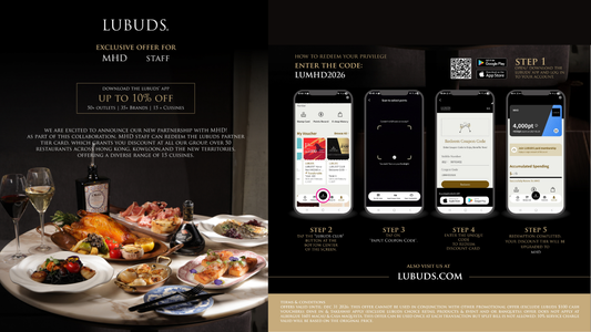Lubuds X MHD - Exclusive Offer for MHD Staff