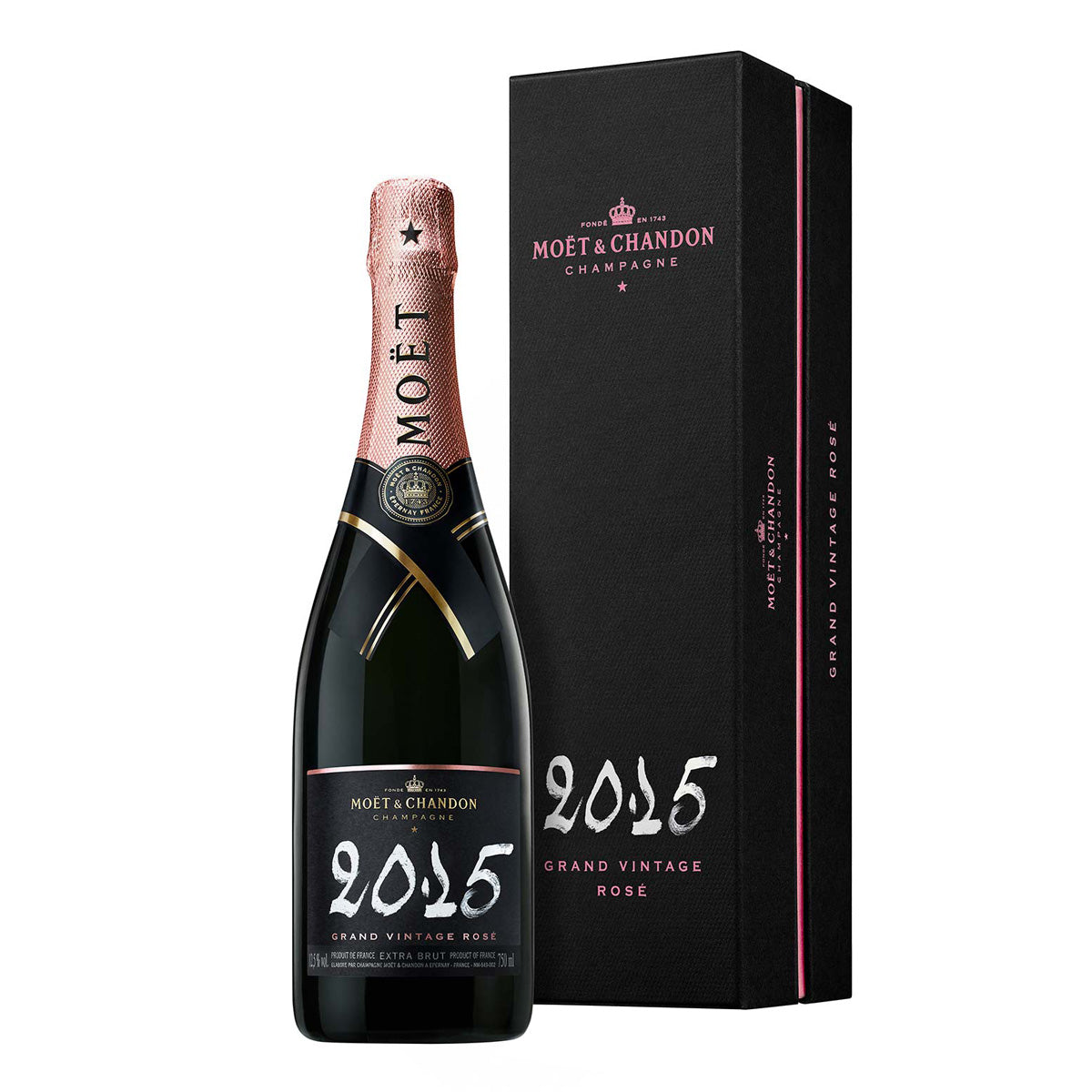 Moët & Chandon Grand Vintage Rosé 2015 with Gift Box