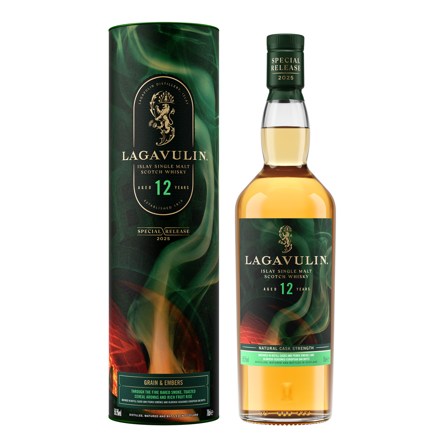 Lagavulin Special Releases 2025 - 12YO GRAIN & EMBERS