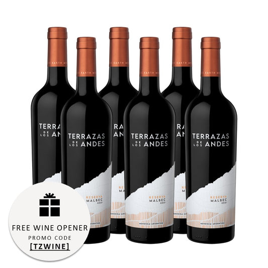 Terrazas Reserva Malbec 2021 6 bottles Case Offer