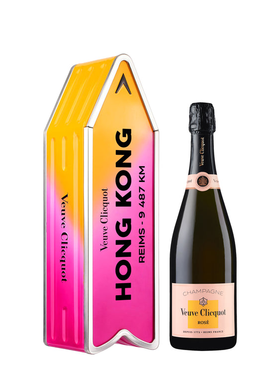 Veuve Clicquot Arrow Hong Kong Limited Edition Rosé Pink Gradient