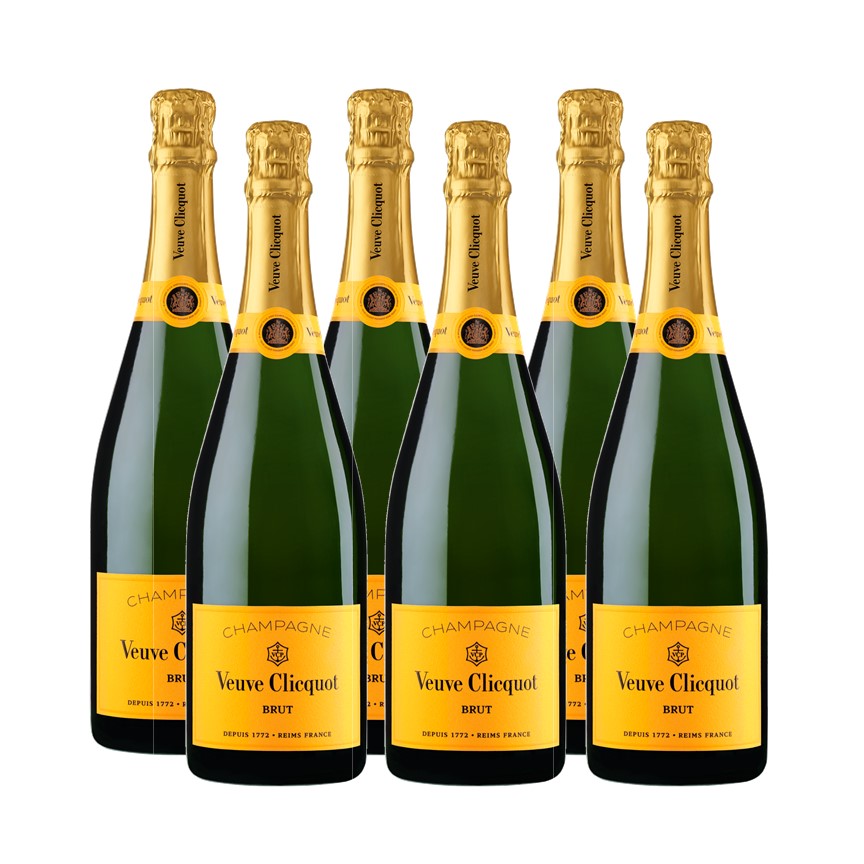 Veuve Clicquot Yellow Label Brut 6 bottles Case Offer