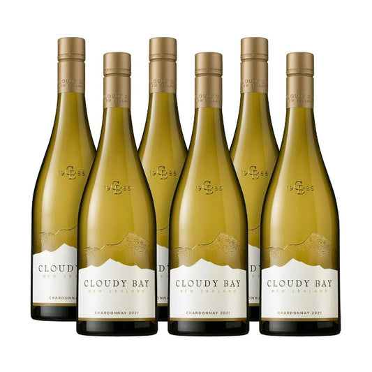 Cloudy Bay Chardonnay 2021 6 Bottles Bundle Set