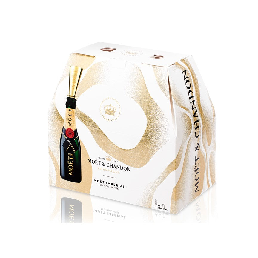 Moët & Chandon Mini Moët Impérial End of Year Limited Edition (20cl) 6 bottles Pack 200ml